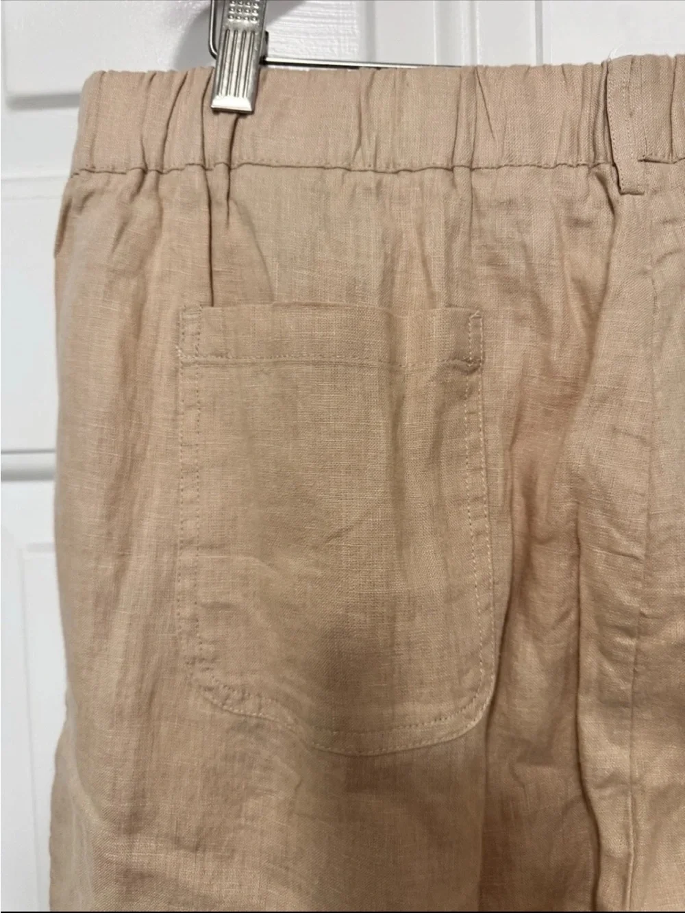 Quince European Linen Pants Beige Size XL NWT
